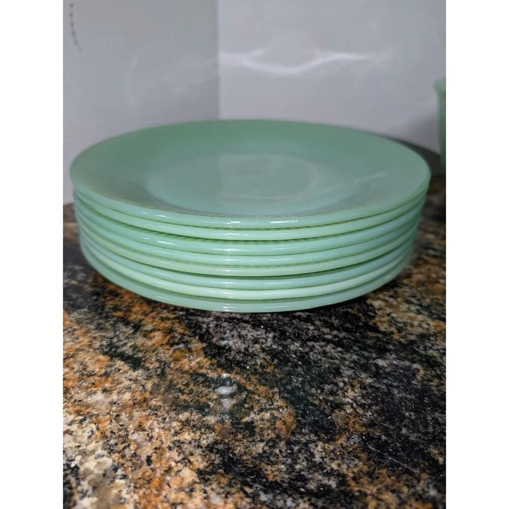 17 Piece Jadeite Kitchen Dining Set